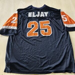 Vintage Y2K Eljay Football Jersey Shirt Men 4XLT Blue Throwback Classics Mesh